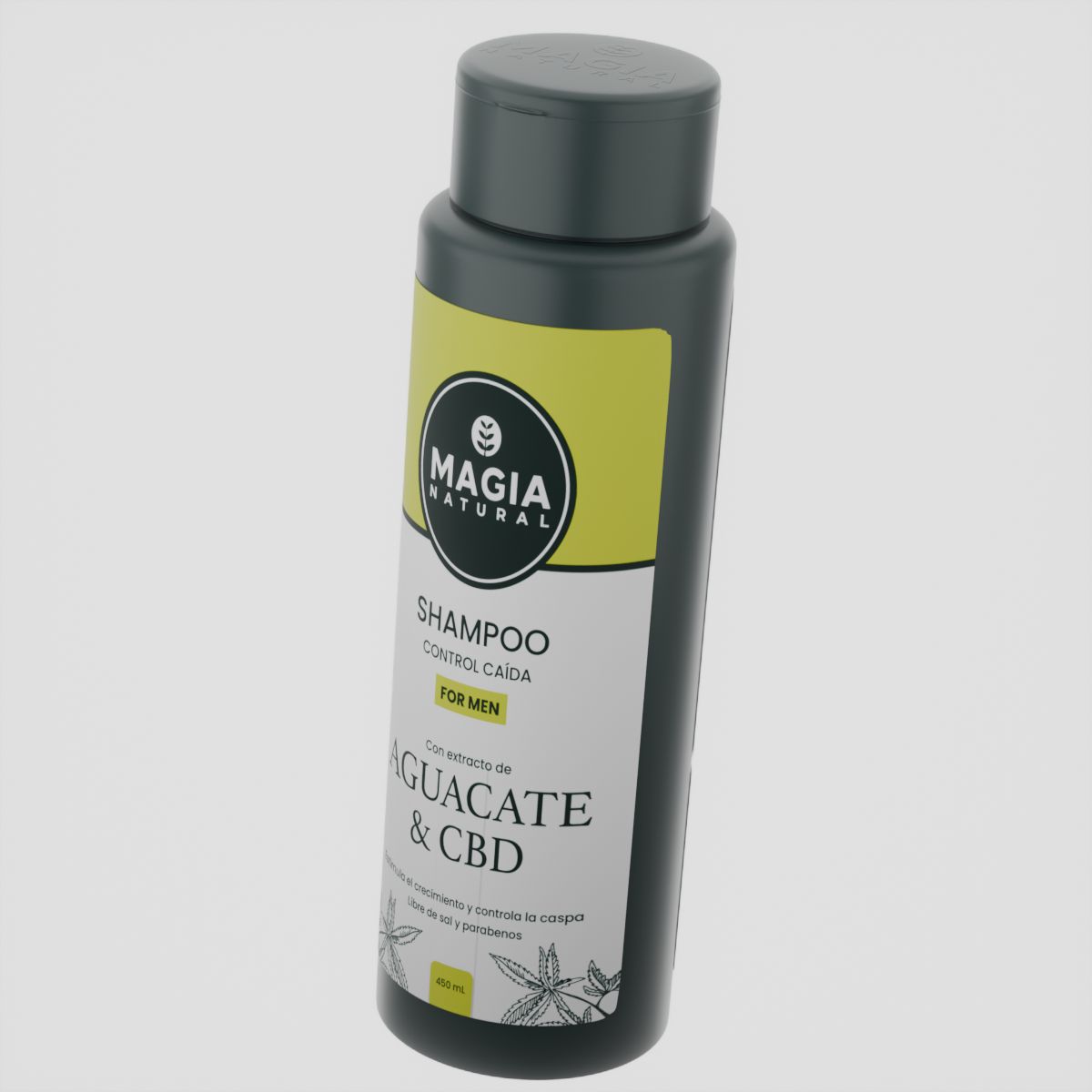 MAGIA NATURAL - Shampoo de Aguacate para Hombres 450ml - Magia Natural