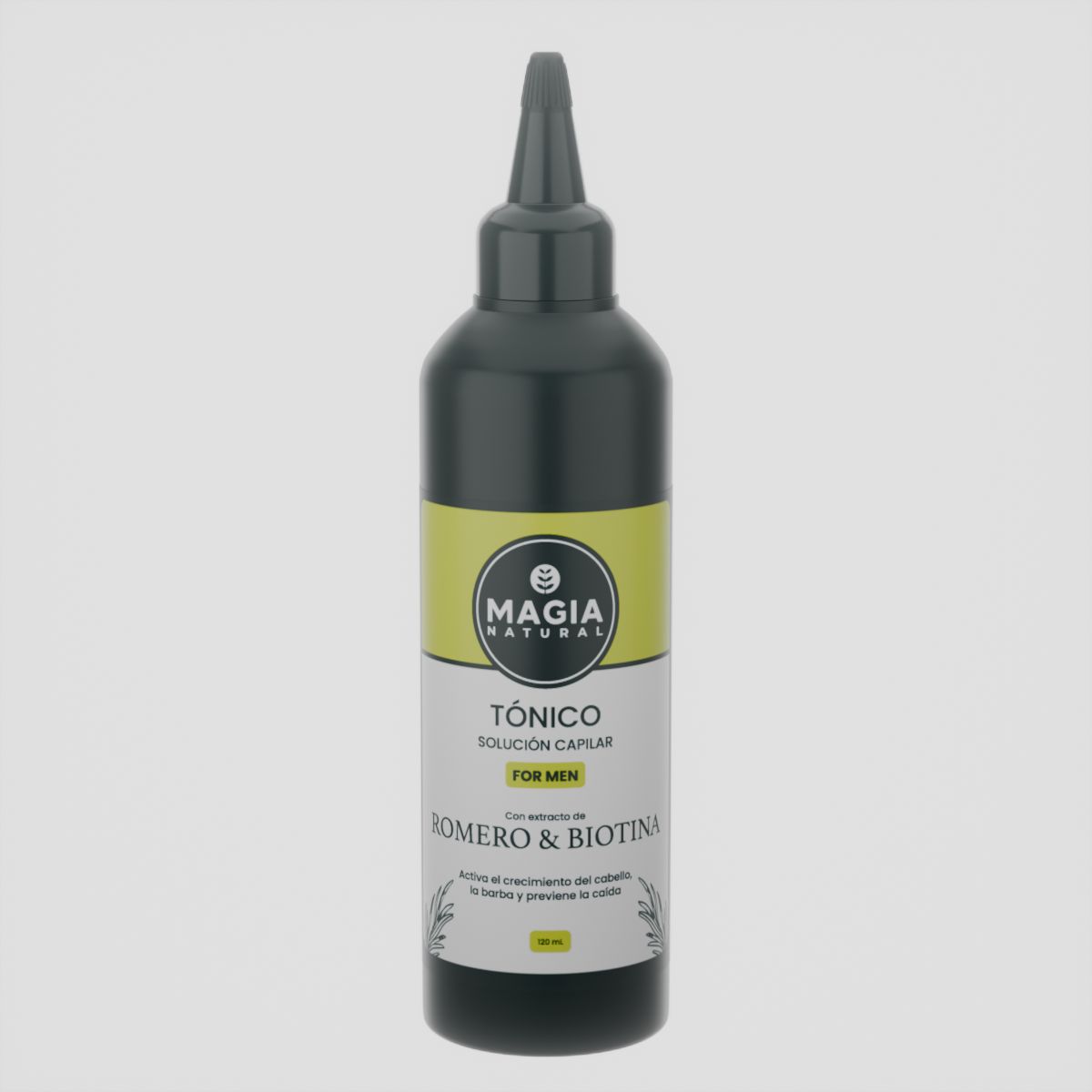 MAGIA NATURAL - Tónico para Cabello y Barba de Hombre 120ml - Magia Natural