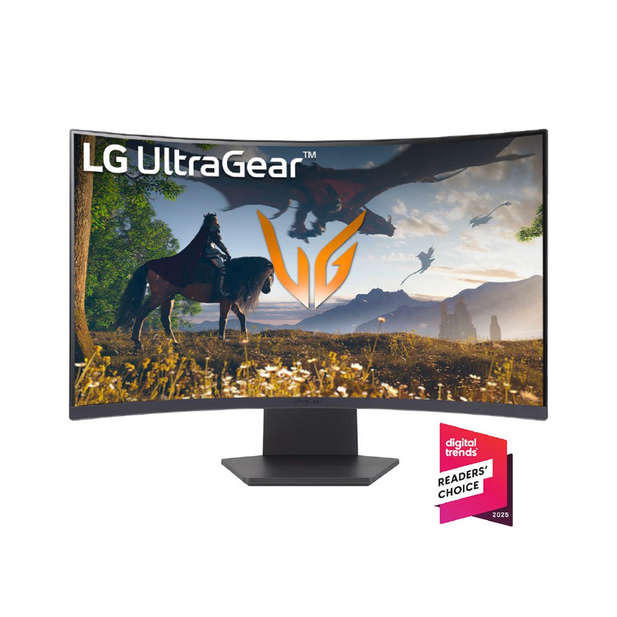 LG - Monitor Curvo Gamer UltraGear LG 27GS60QC QHD 180Hz 1ms 27”