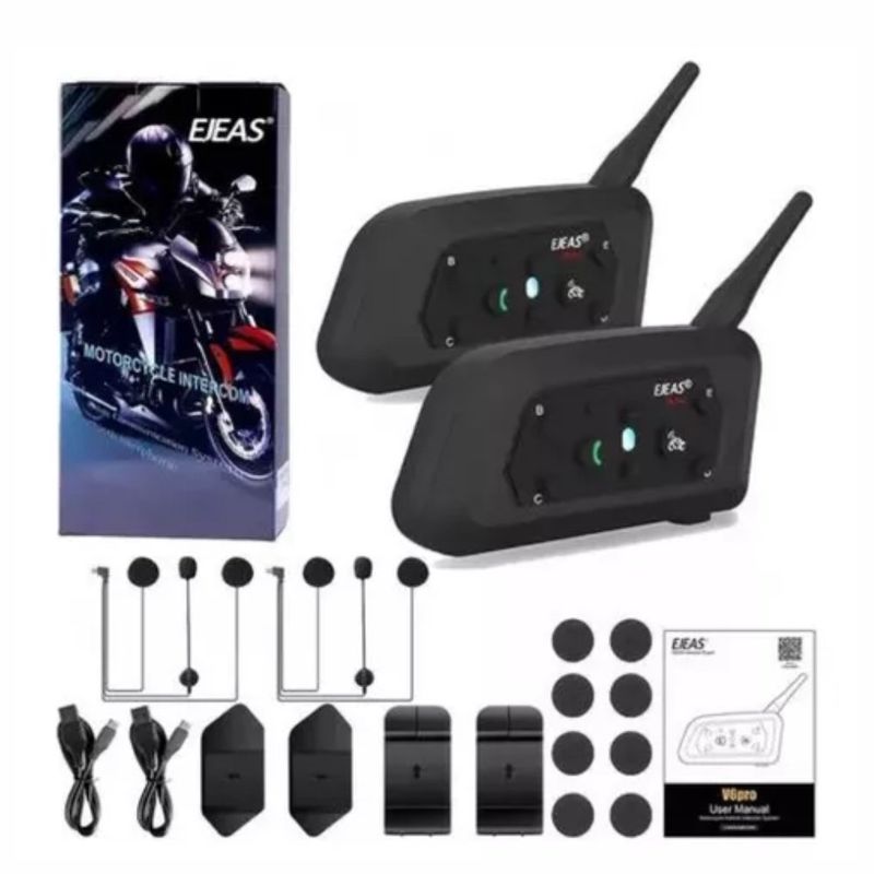 GENERICO - intercomunicador Ejeas V6 Pro Bluetooth  X2 unidades