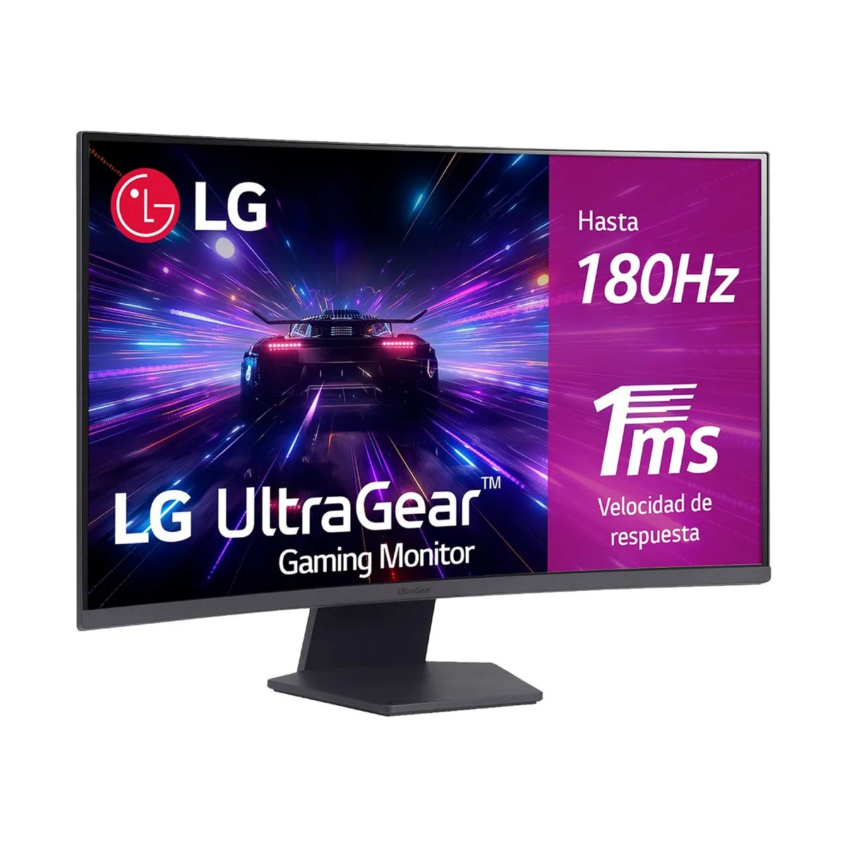 LG - Monitor Gamer UltraGear LG 32” 32GS60QC-B QHD 180Hz 1ms