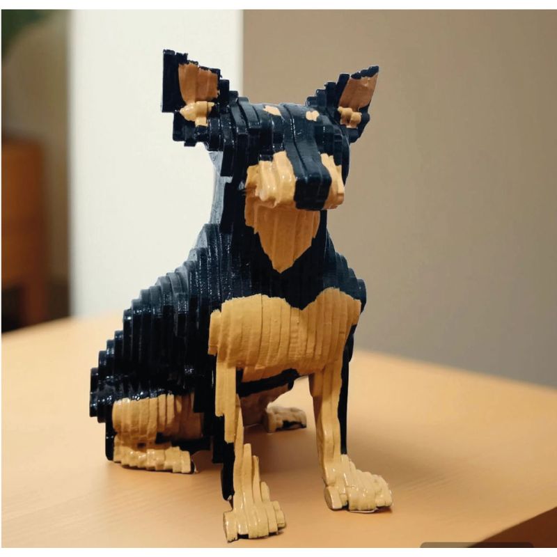 GENERICO - Escultura de Perro Pinscher