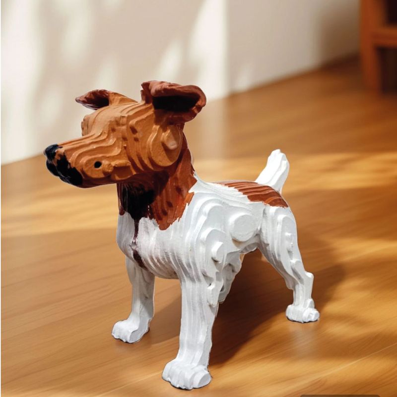 GENERICO - Escultura de Perro Terrier Brasileño