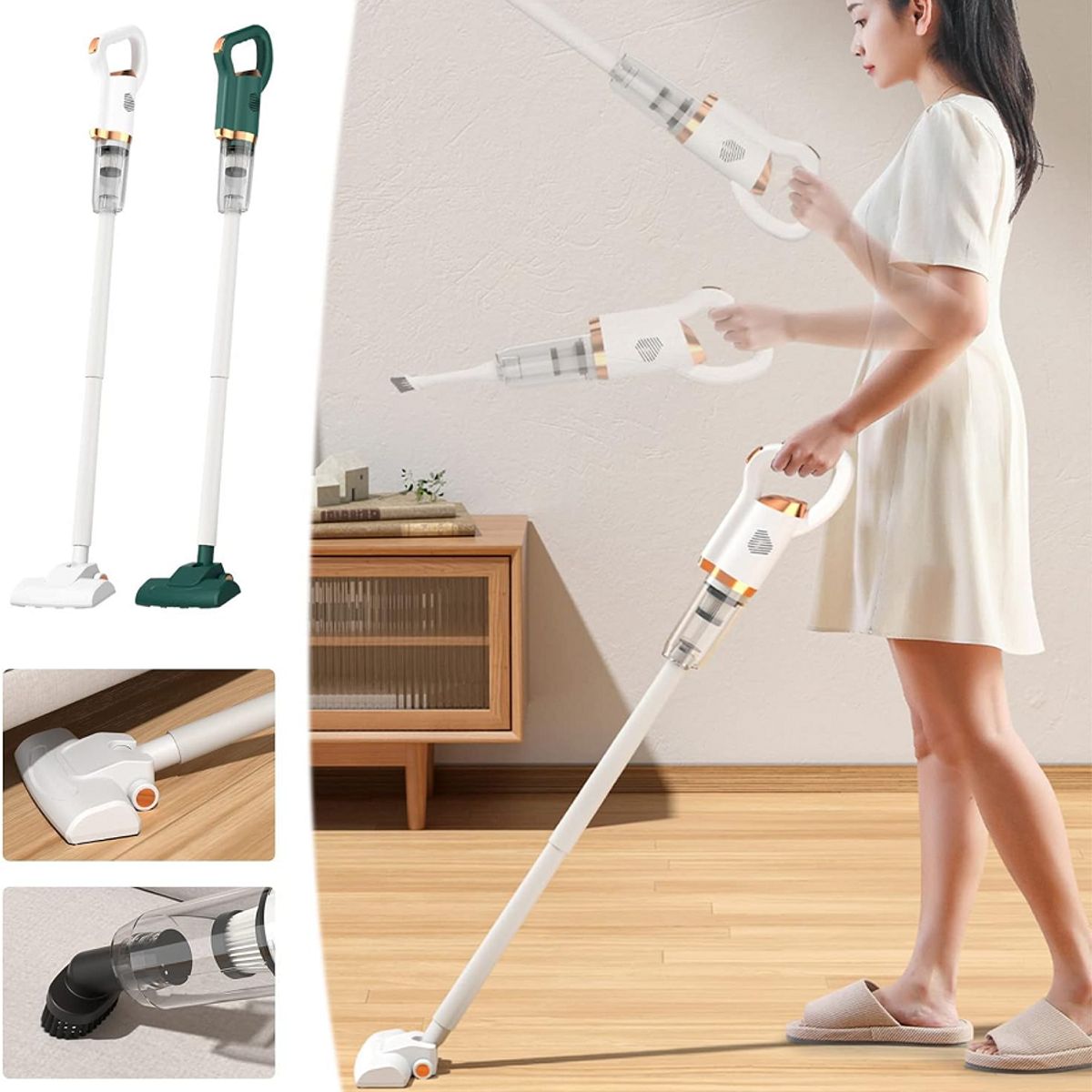 GENERICO - Aspiradora Portátil Inalámbrica De Mano Portatil 120 W