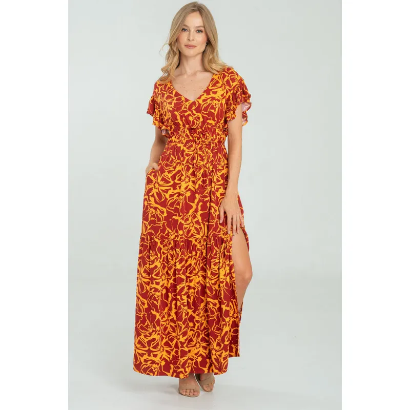 RAGGED - Vestido malaga Cobre Ragged