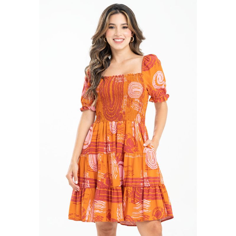 RAGGED - Vestido clea Cobre Ragged