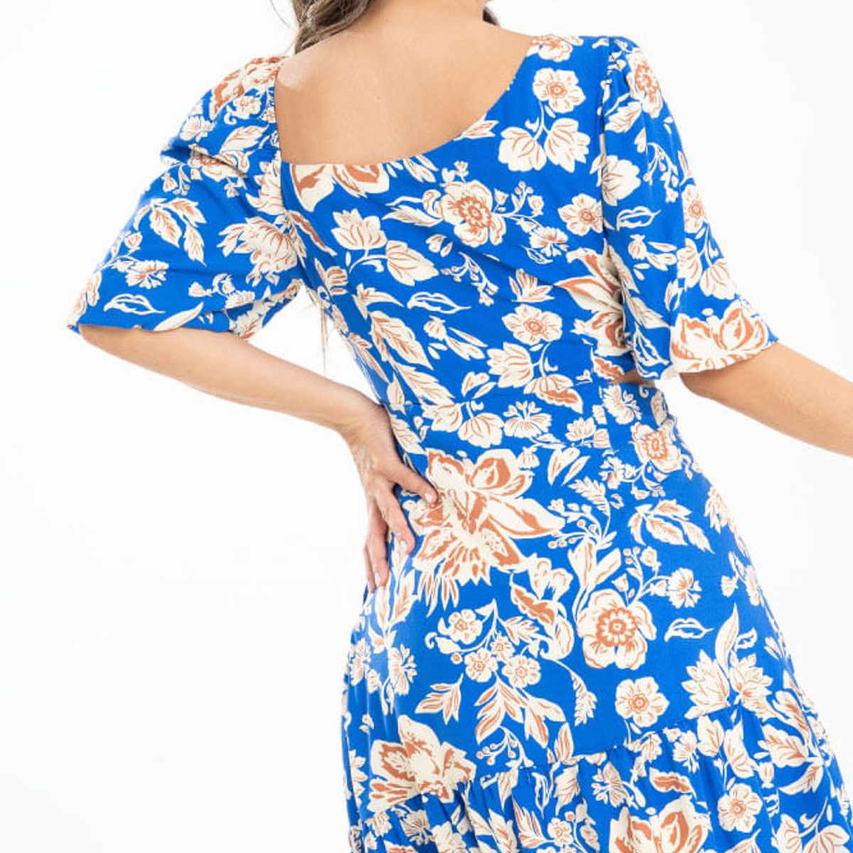 RAGGED - Vestido julie Azul rey Ragged