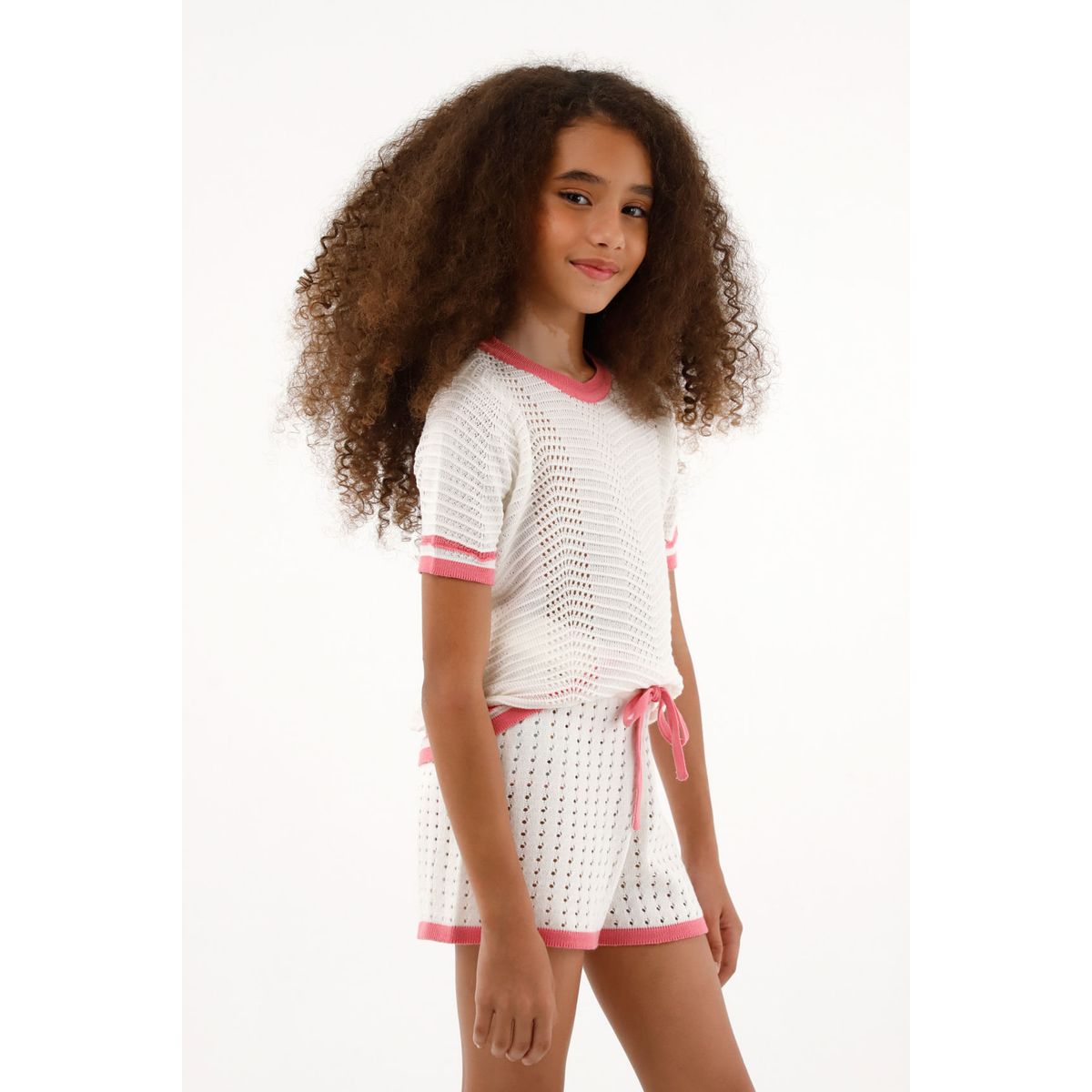 TENNIS - Camiseta tejida manga corta para niña
