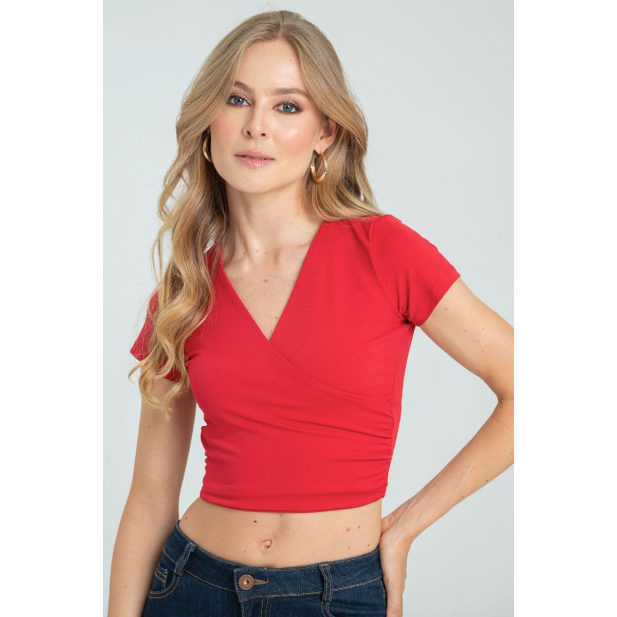 RAGGED - Top makeno Rojo puro Ragged