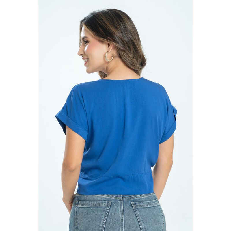 RAGGED - Blusa thergu Azul rey Ragged
