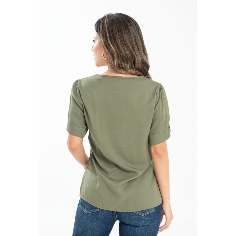 RAGGED - Blusa evianna Verde militar Ragged