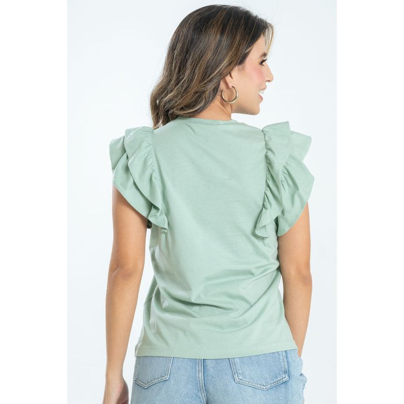 RAGGED - Camiseta salvador Verde marino Ragged