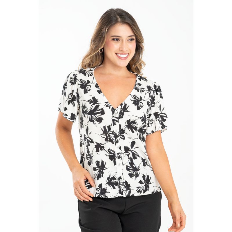RAGGED - Blusa thaylie Blanco crudo Ragged