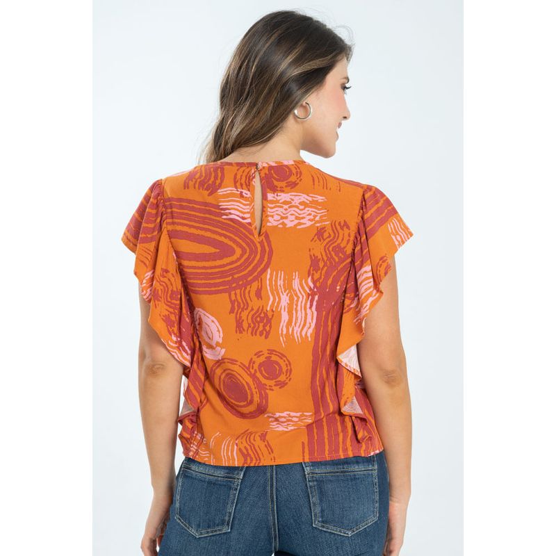 RAGGED - Blusa portland Cobre Ragged