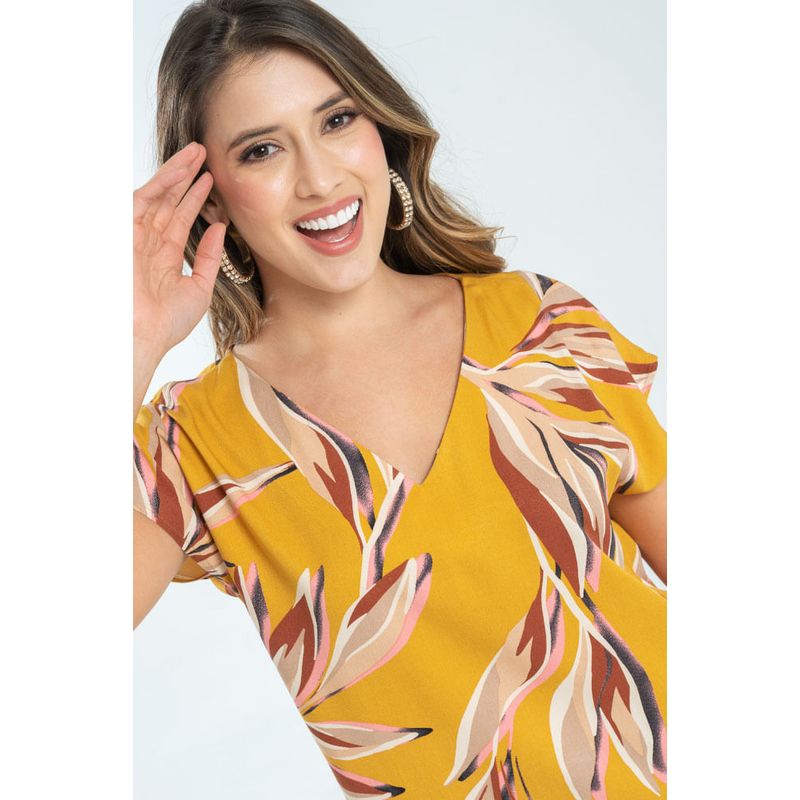 RAGGED - Blusa hazel Amarillo mostaza Ragged