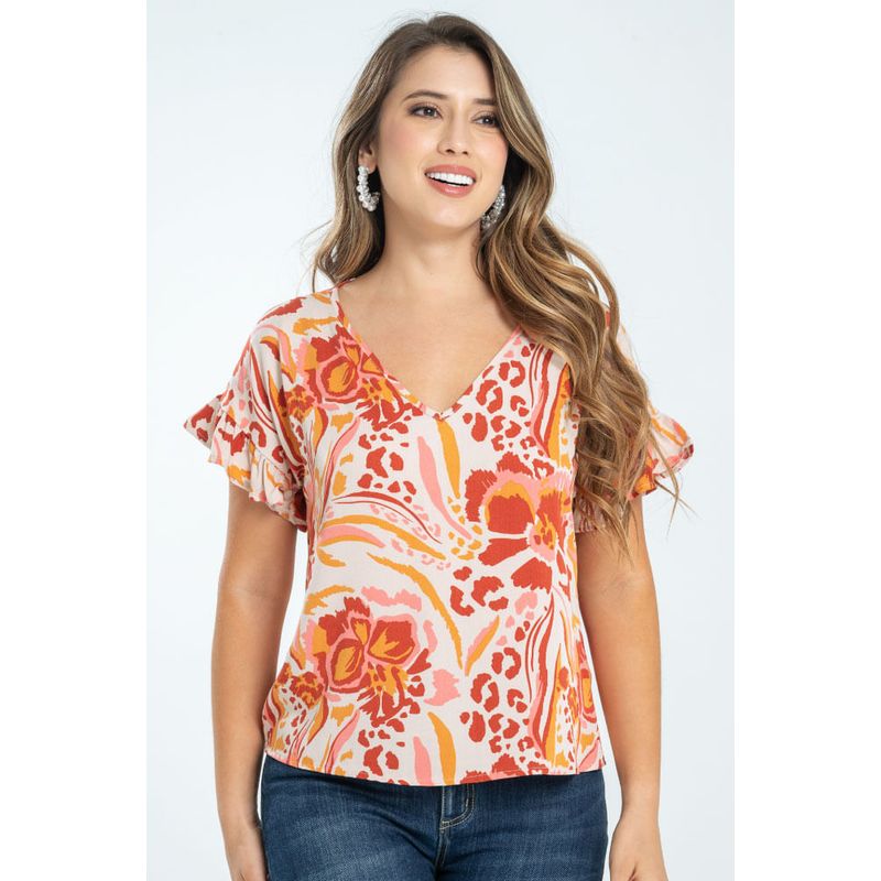 RAGGED - Blusa aria Naranja medio Ragged