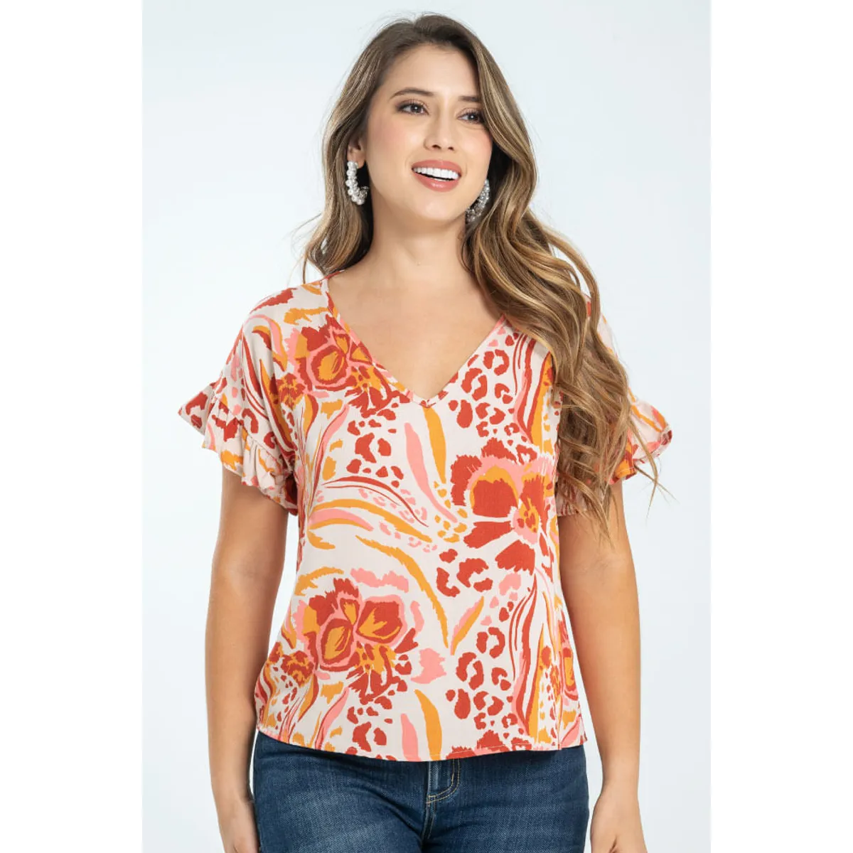 RAGGED - Blusa aria Naranja medio Ragged.