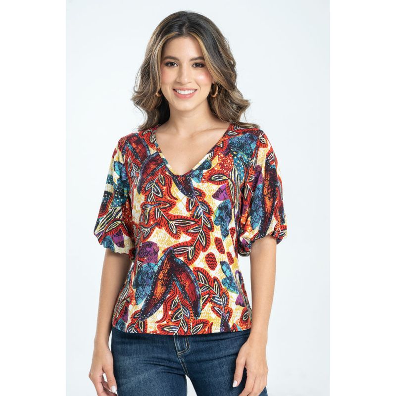 RAGGED - Blusa dhasha Azul turquesa Ragged