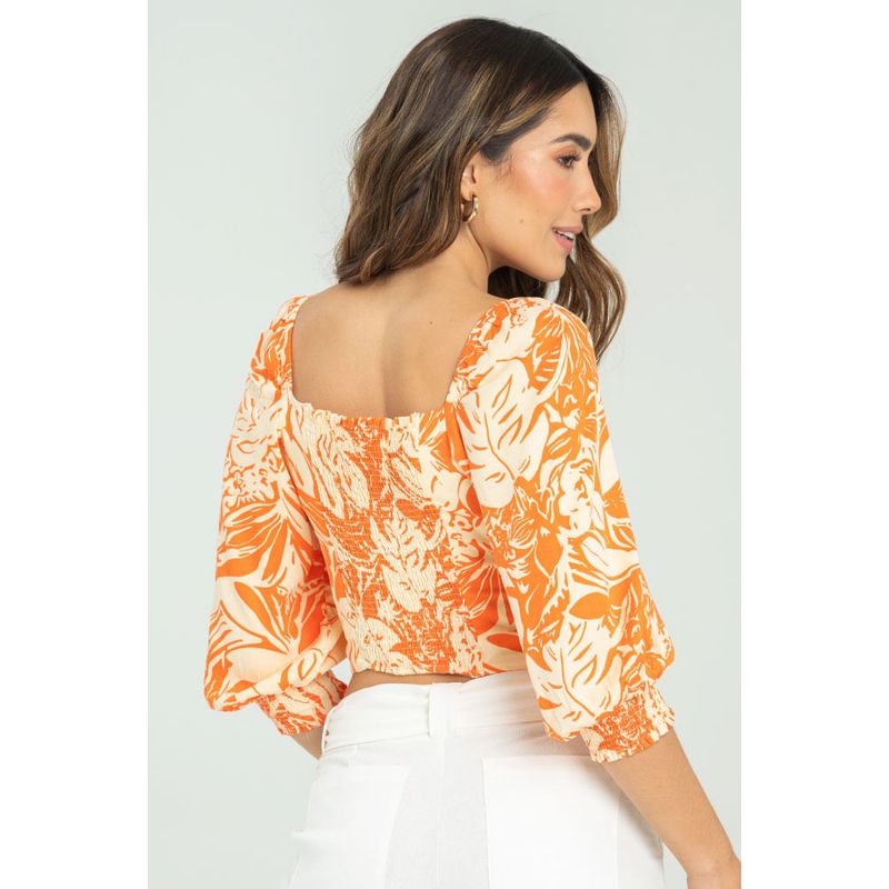 RAGGED - Blusa nichols Naranja Ragged