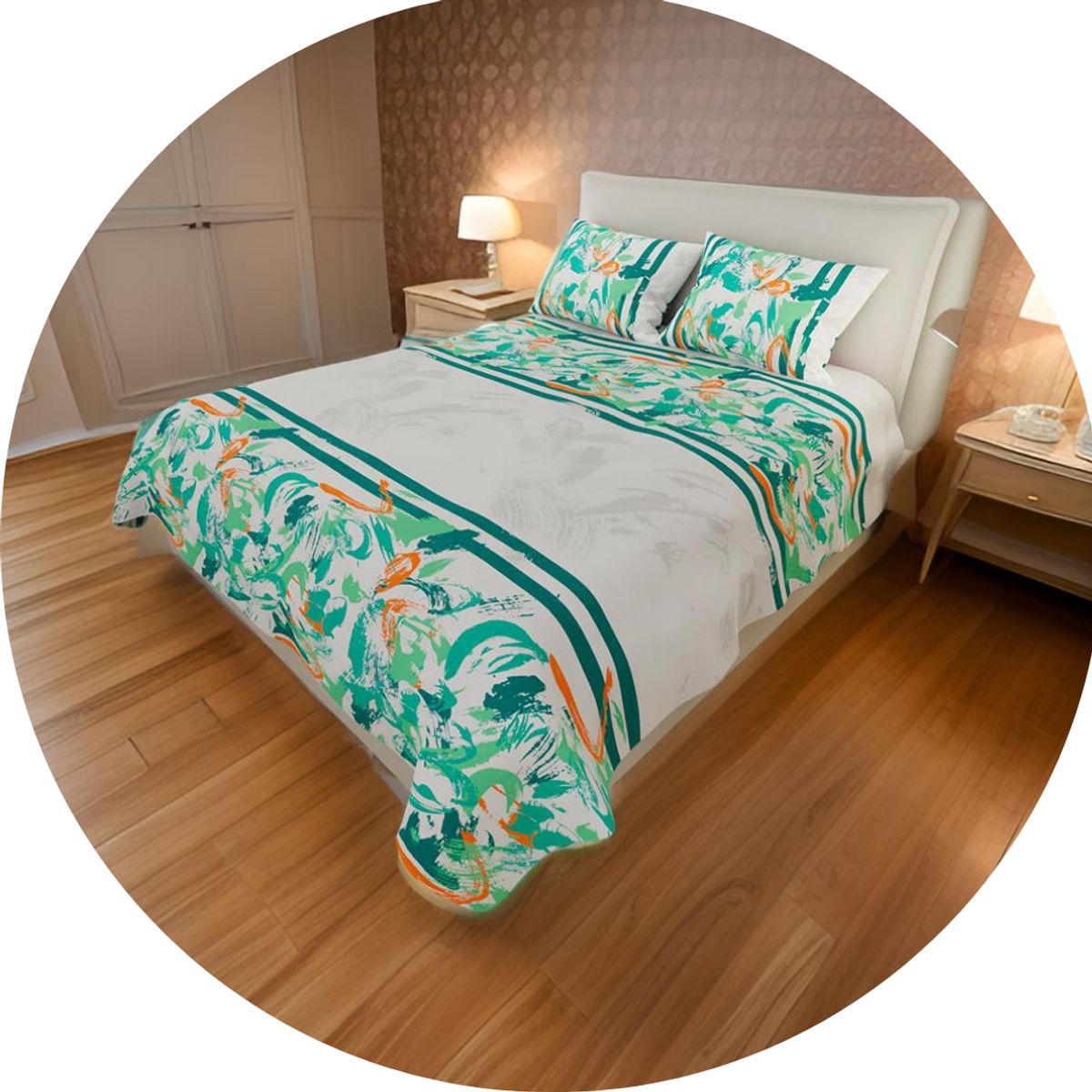 ELEGANCE - Juego de Sábanas cama  2 x 2 King 4 piezas