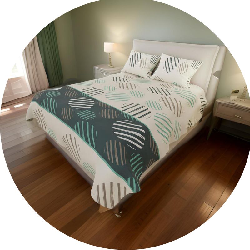 ELEGANCE - Juego de Sábanas cama  2 x 2 King 4 piezas