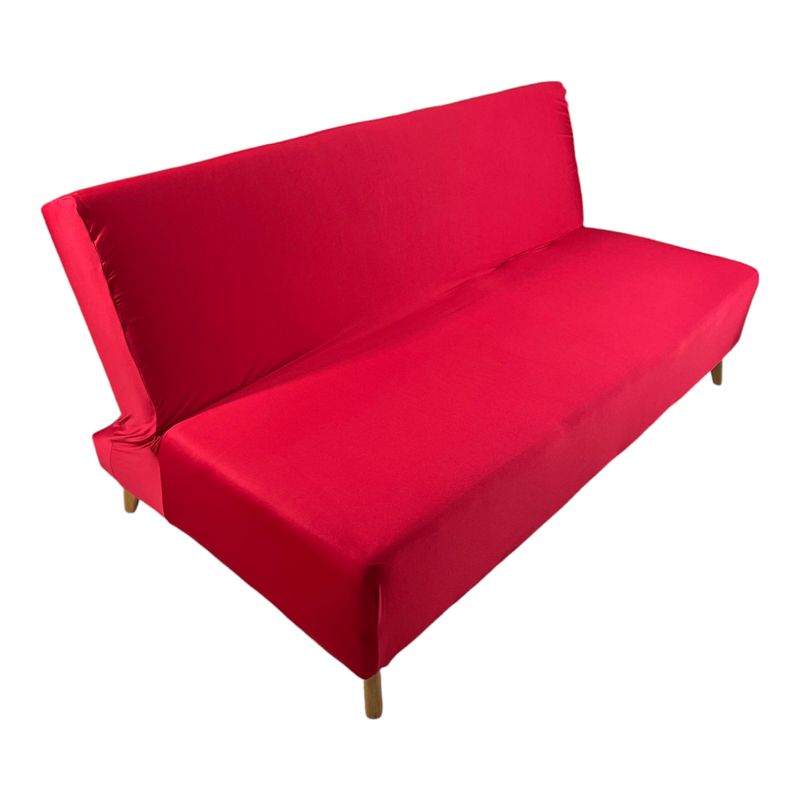 COLOMBIAN PRODUCTION - Forro Protector Talla M Para Sofá Sin Brazos Rojo