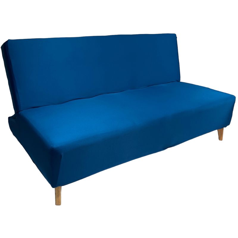 COLOMBIAN PRODUCTION - Forro Protector Talla M Para Sofá Sin Brazos Azul Turquesa