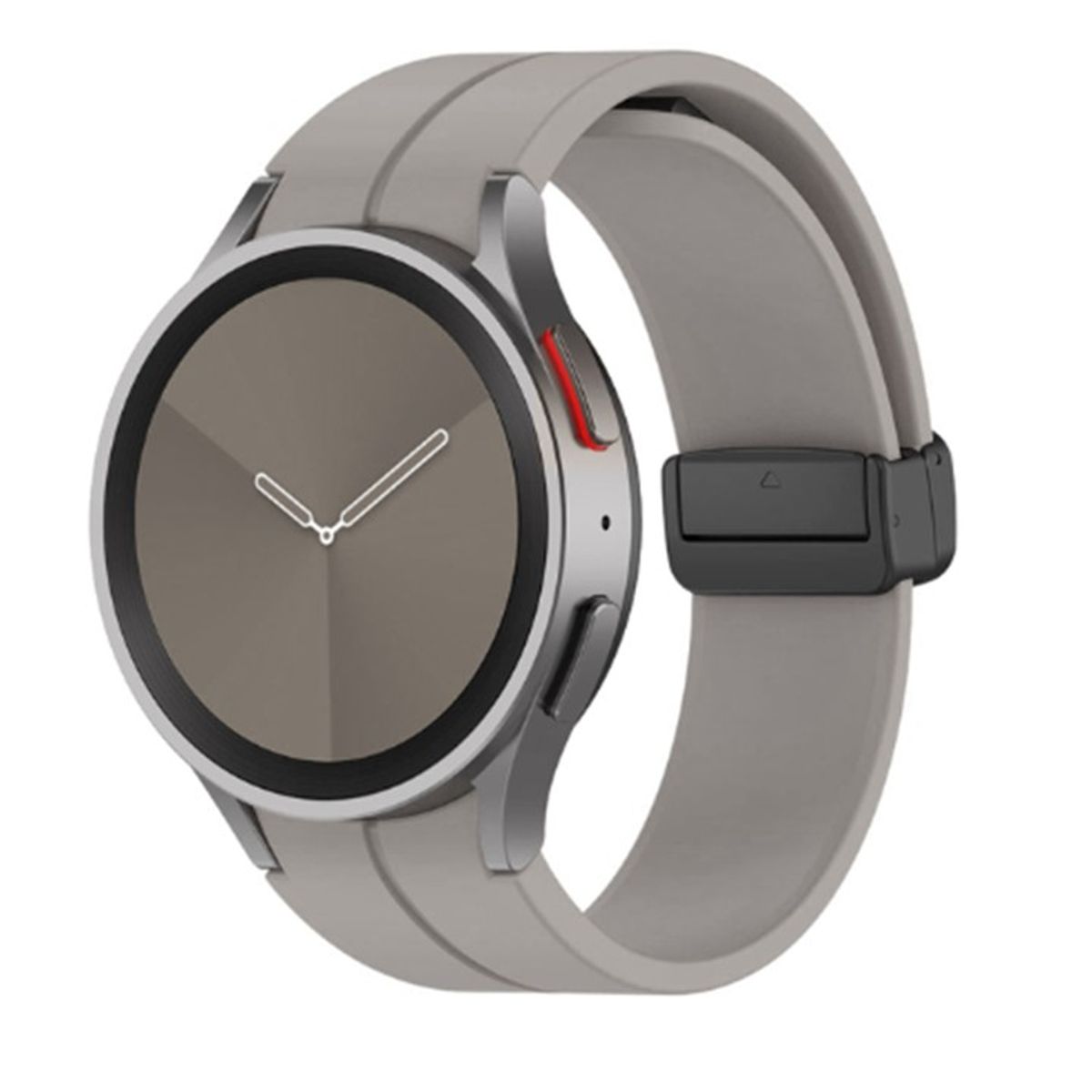 GENERICO - Correa Pulso Silicona cierre magnetico Compatible Samsung Watch 7 ( watch 4,5,5pro, 6)