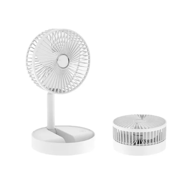 INNOVA - Mini Ventilador De Escritorio Mesa Recargable Con Base De Celular