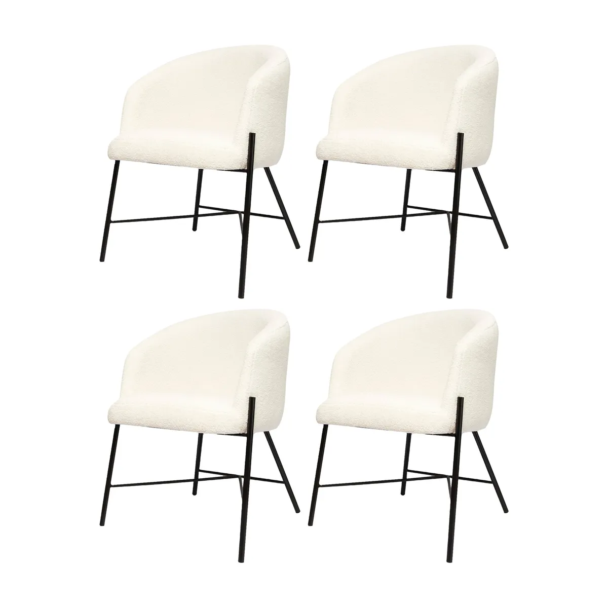 ENMADERA - Set x 4 Sillas Windsor industrial