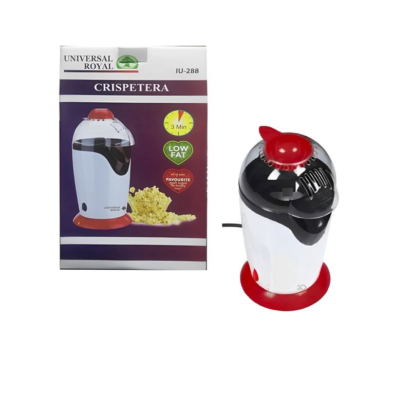 UNIVERSAL ROYAL - Crispetera Universal Royal Sin Aceite Color Blanco Iu-288
