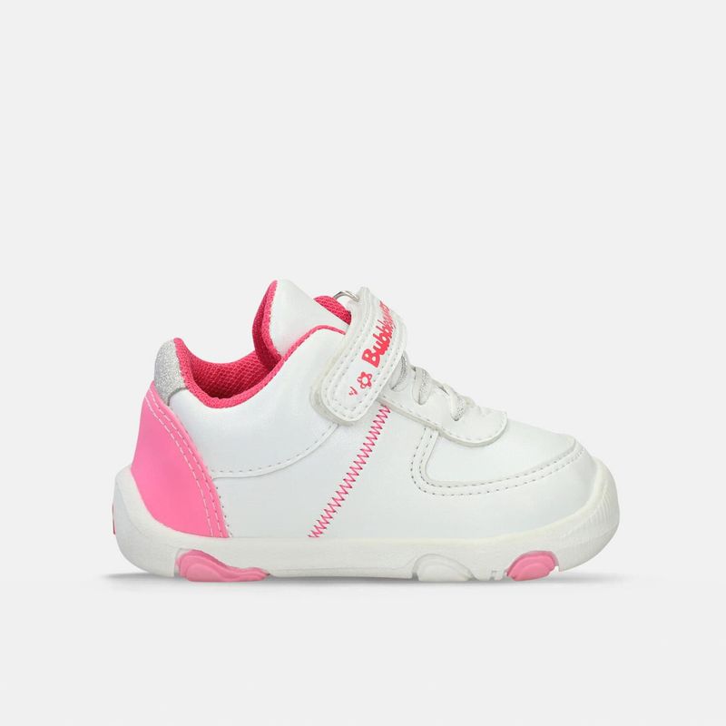 BUBBLE GUMMERS - Tenis Para Niña Bubblegummers Blanco Tailandia 22-25