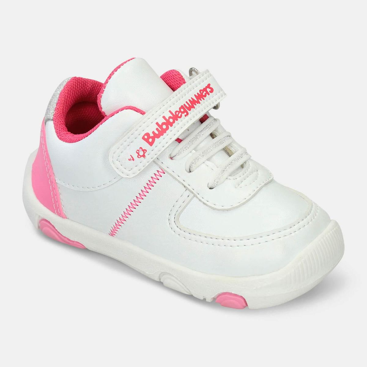 BUBBLE GUMMERS - Tenis Para Niña Bubblegummers Blanco Tailandia