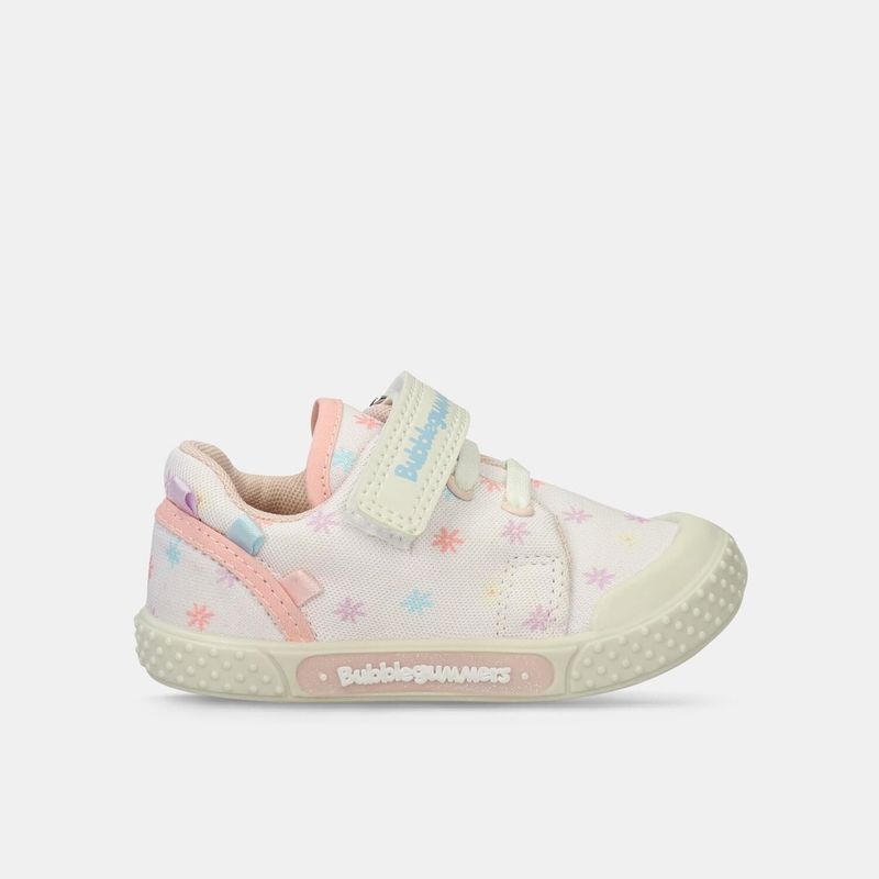 BUBBLE GUMMERS - Tenis Para Niña Bubblegummers Blanco Tessa 22-25