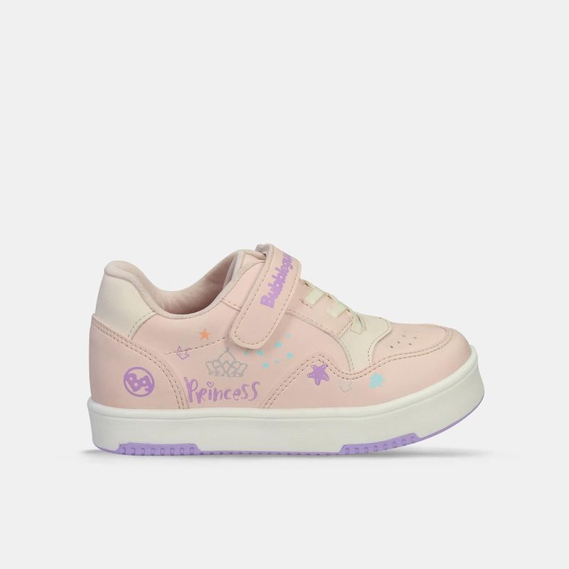 BUBBLE GUMMERS - Tenis Infantil Para Niña Bubblegummers Rosado Team Court Bg 22-25