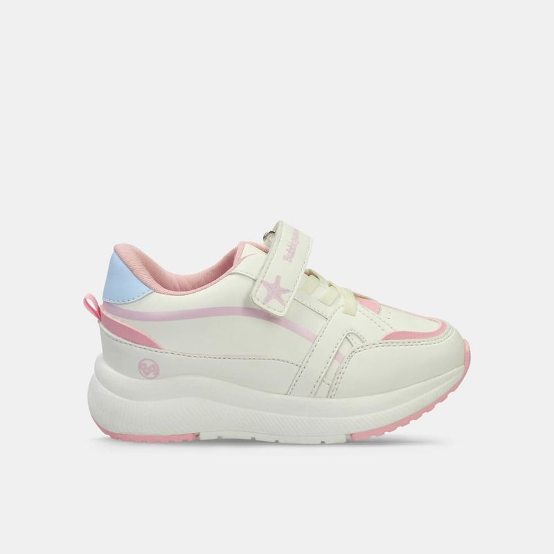 BUBBLE GUMMERS - Tenis Infantil Para Niña Bubblegummers Beige Tamaris Jogging Bg 26-29