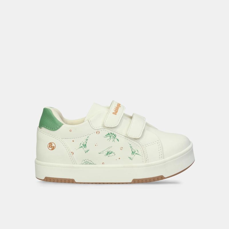 BUBBLE GUMMERS - Tenis Infantil Para Niño Bubblegummers Blanco Tronco Court Bg 26-29