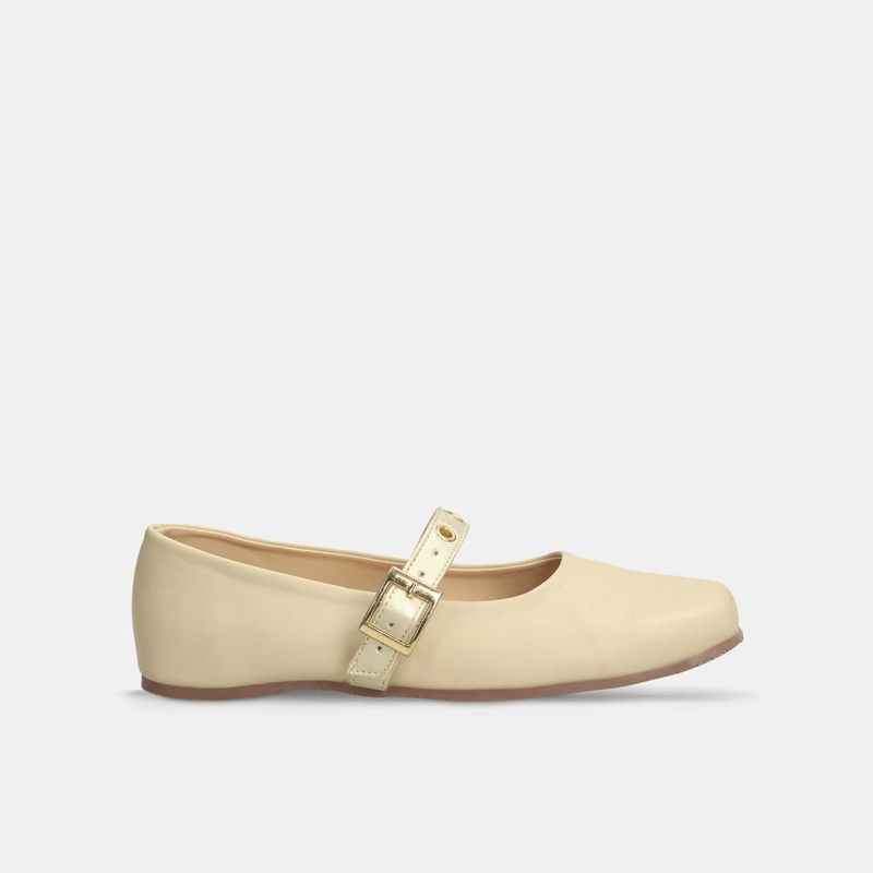 BUBBLE GUMMERS - Baletas Junior Para Niña Bubblegummers Beige Tamar Tali 30-33