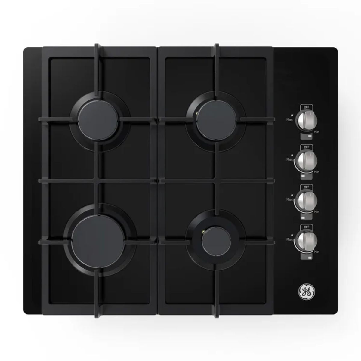 GENERAL ELECTRIC - Estufa GE 60cm 4 Puestos Gas Natural CGG6020V1 Vidrio Negro