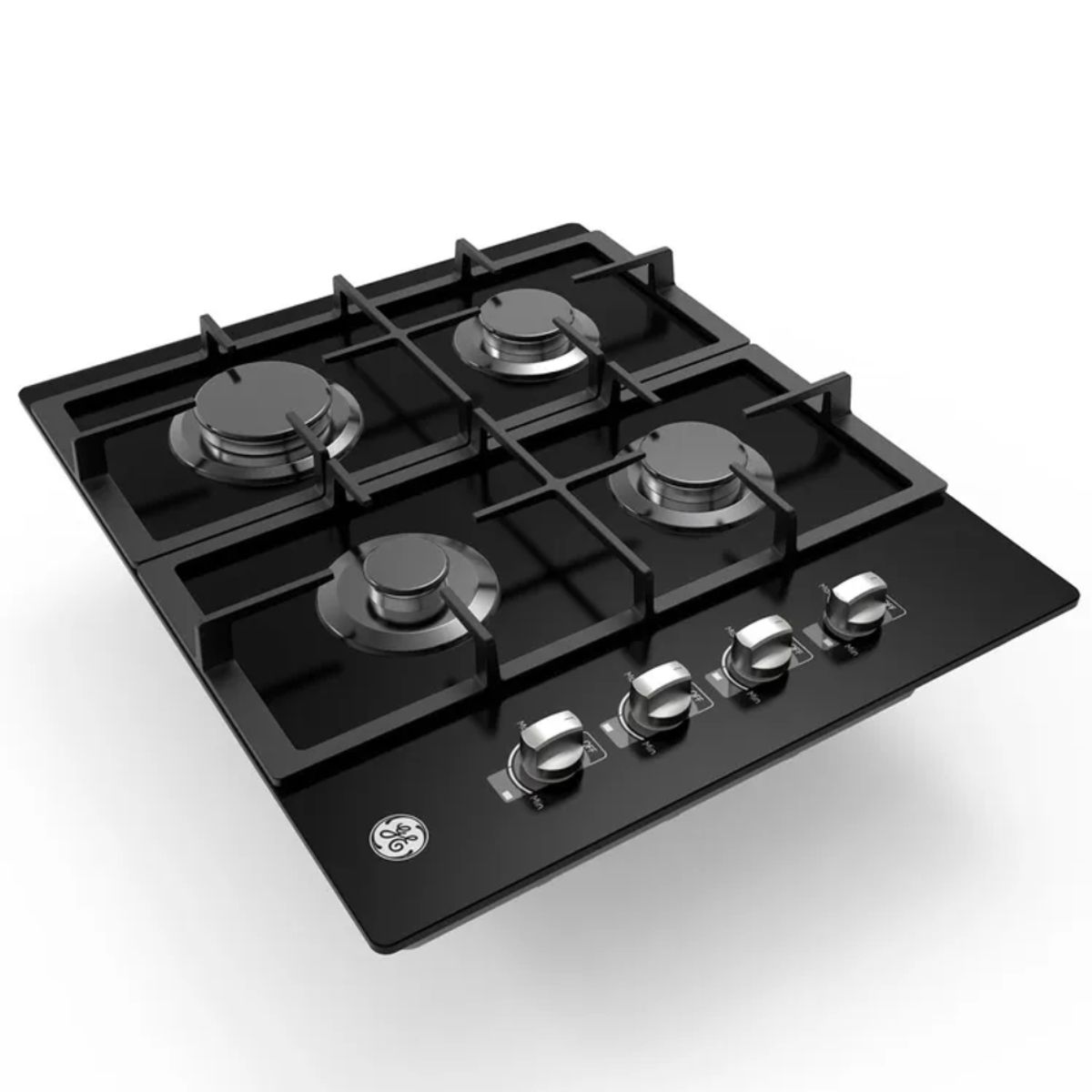 GENERAL ELECTRIC - Estufa GE 60cm 4 Puestos Gas Natural CGG6020V1 Vidrio Negro