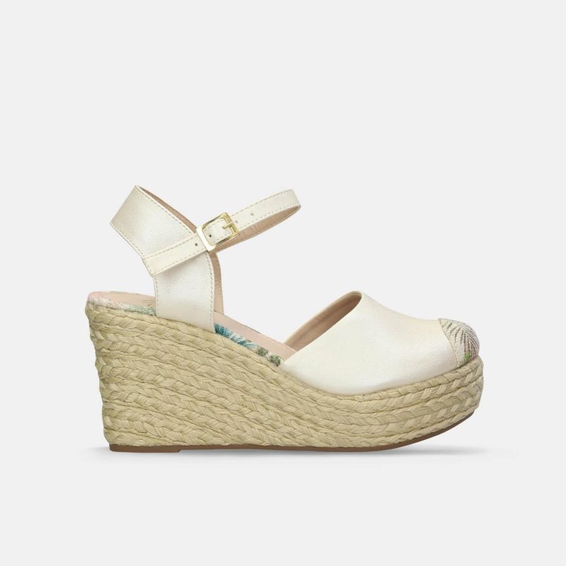 BATA - Sandalias Para Mujer Bata Champaña Katy