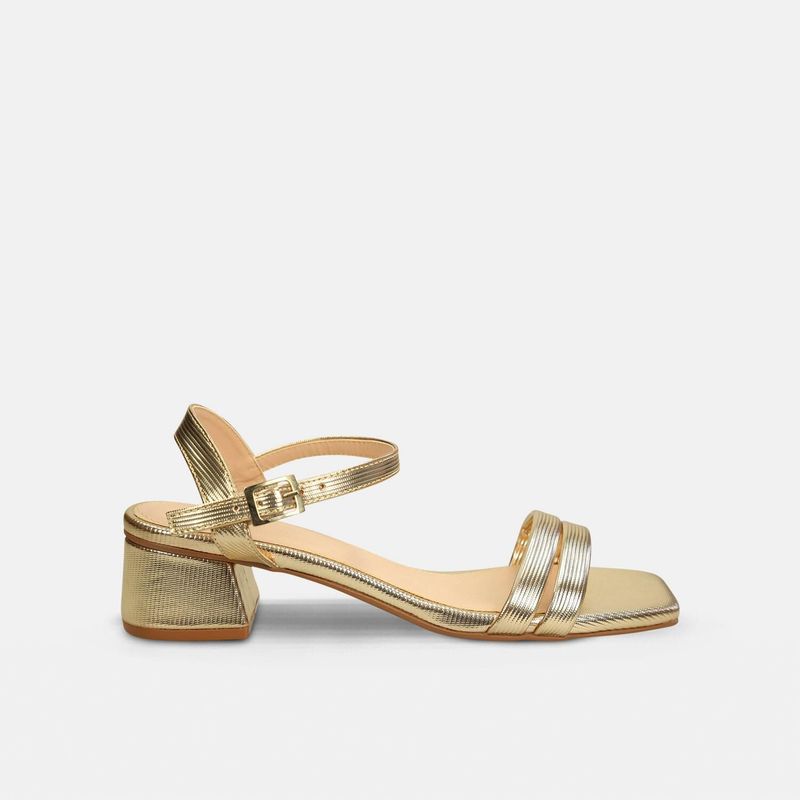 BATA - Sandalias Para Mujer Bata Champaña Koni