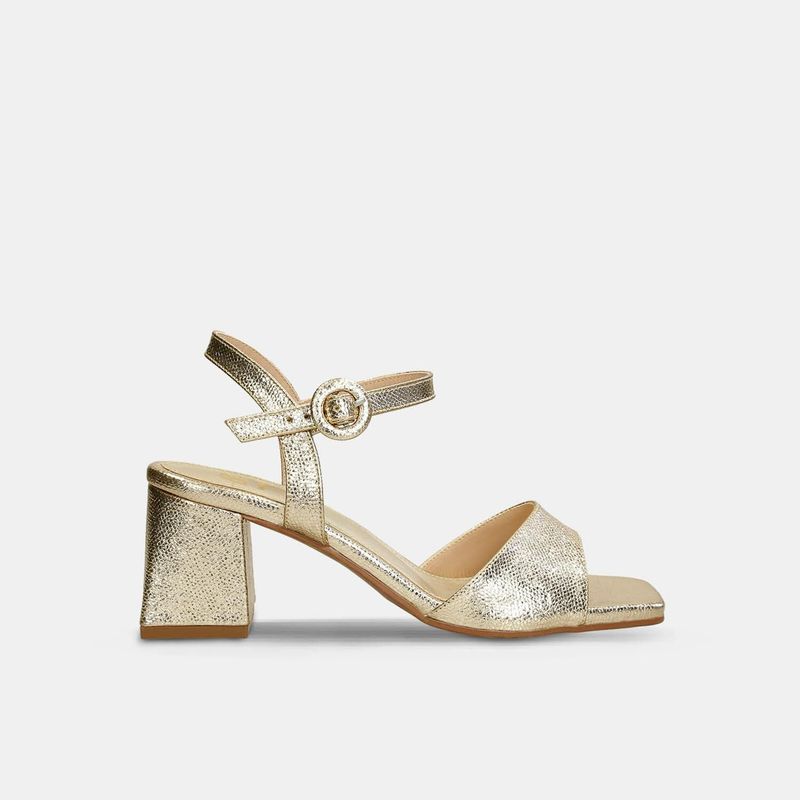 BATA - Sandalias Para Mujer Bata Champaña Jendayi