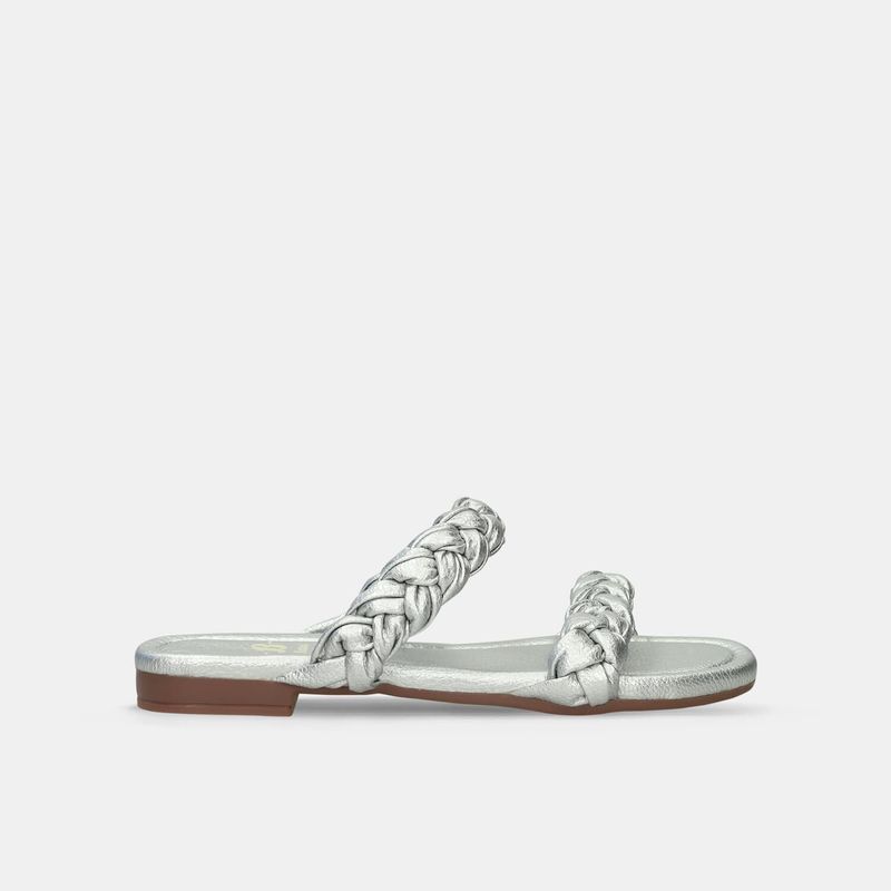 BATA - Sandalias Para Mujer Bata Plateado Kandela