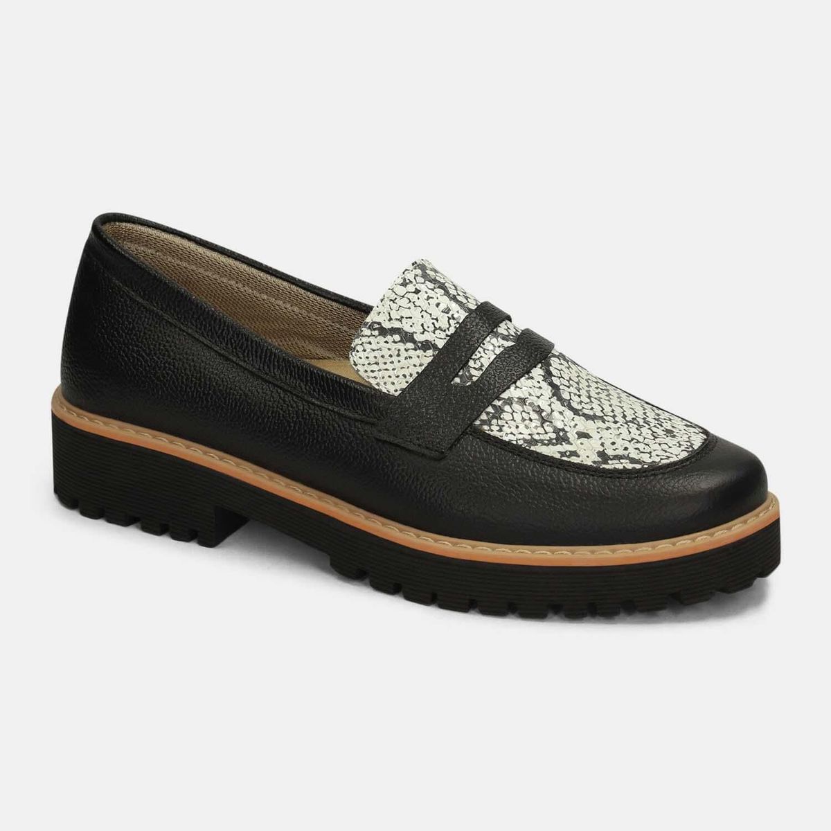 BATA - Mocasines Para Mujer Bata Negro Karel
