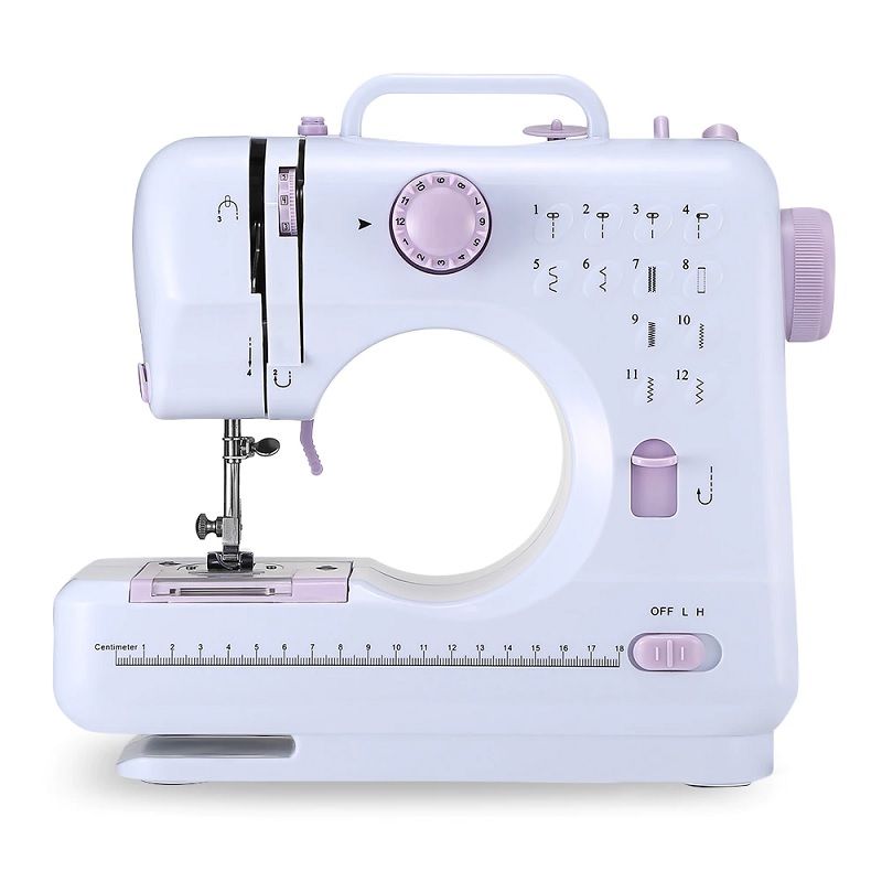 GENERICO - Maquina De Coser Electrica Pequeña Pedal 12 Puntadas hogar