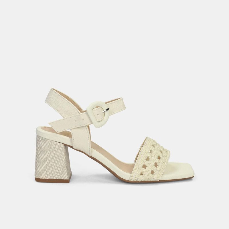 BATA - Sandalias Para Mujer Bata Blanco Karola