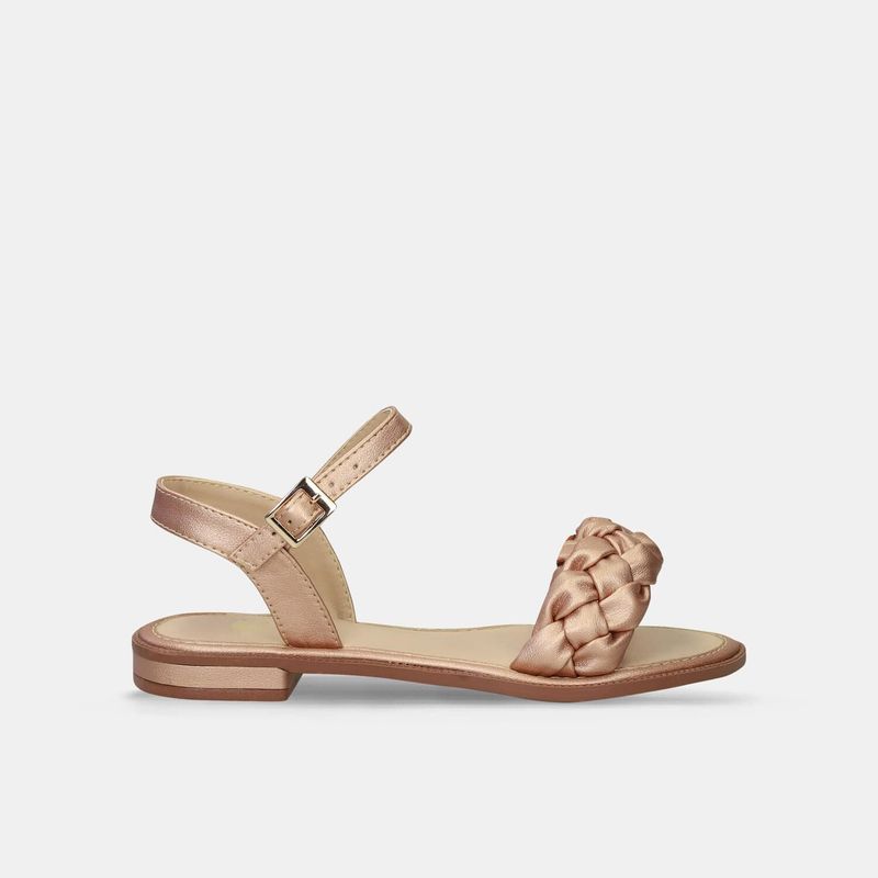 BATA - Sandalias Para Mujer Bata Oro Rosa Kata