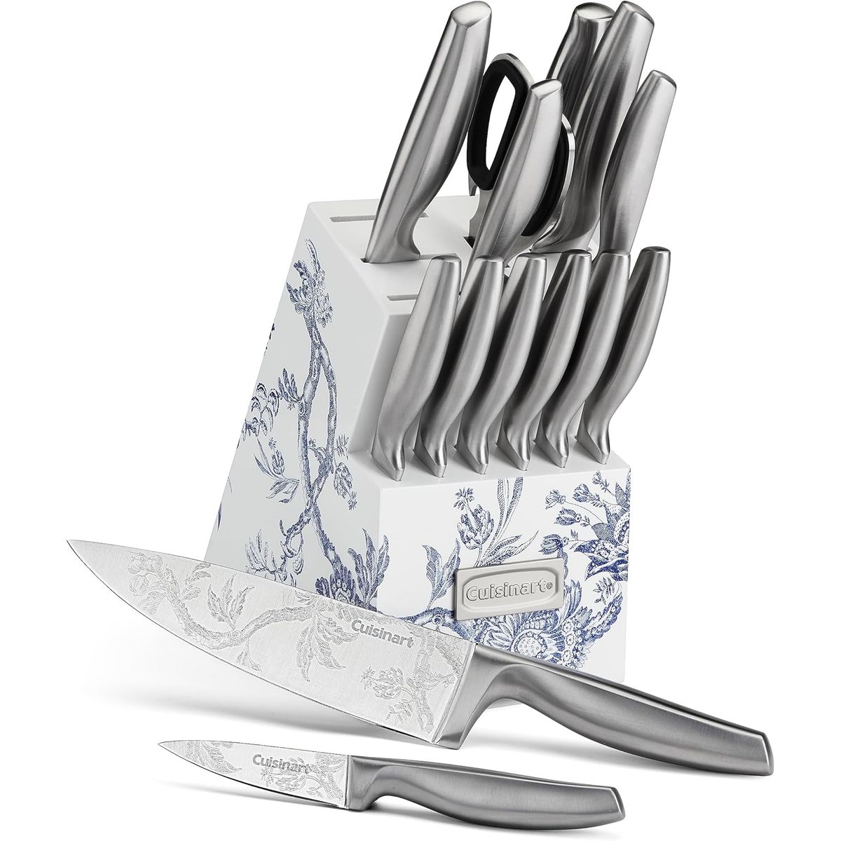 CUISINART - Juego de Cuchillos Cuisinart 15 piezas Acero Inoxidable C77SS-15PKCA