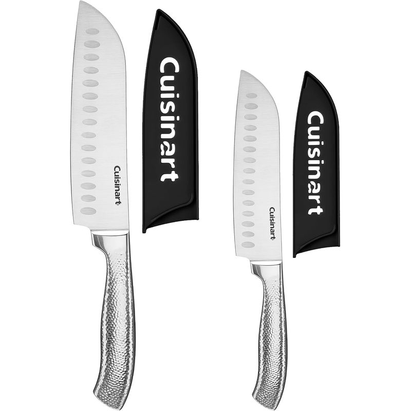 CUISINART - Set de cuchillos Cuisinart acero inoxidable 4 piezas Santoku